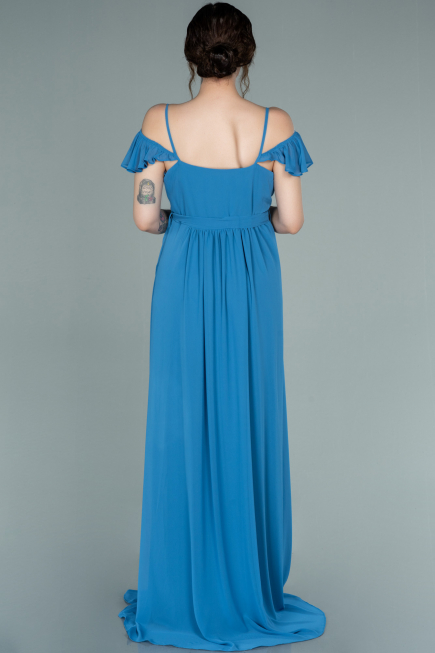 Robes de Soiree de Gross Longue Indigo ABU756