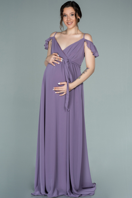 Robes de Soiree de Gross Longue Lavande ABU756