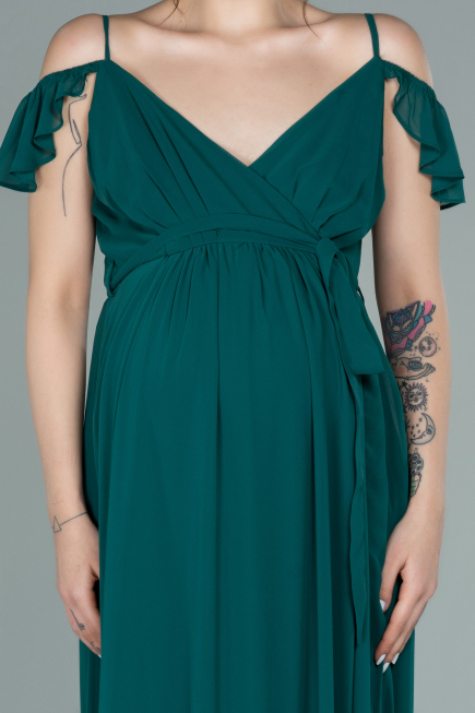 Robes De Soiree De Gross Longue Émeraude ABU756