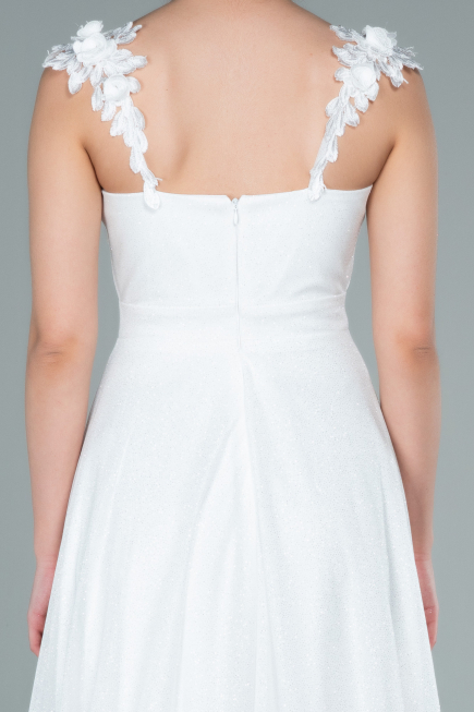 Robe de Soirée Longue Blanc ABU2307