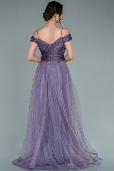 Robe de Soirée Longue Lavande ABU2336