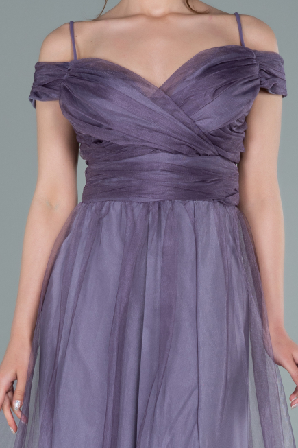 Robe de Soirée Longue Lavande ABU2336