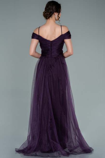 Robe de Soirée Longue Violet ABU2336