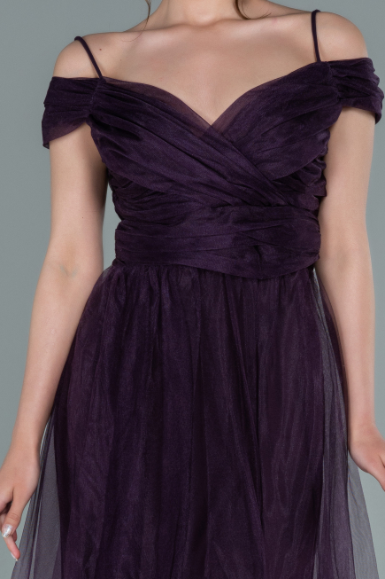 Robe de Soirée Longue Violet ABU2336
