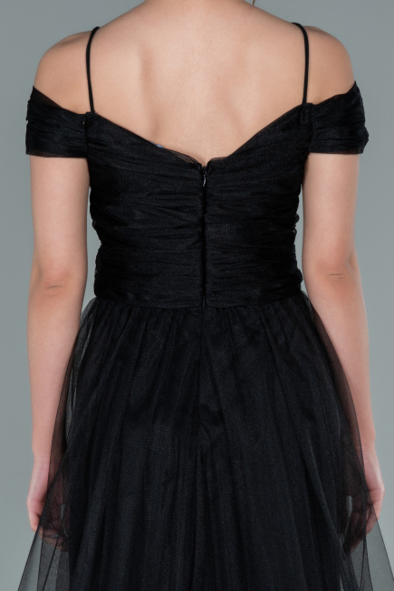 Robe de Soirée Longue Noir ABU2336