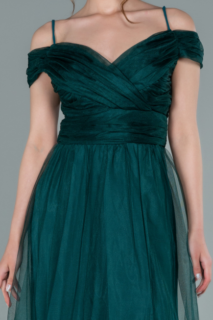 Robe de Soirée Longue Émeraude ABU2336