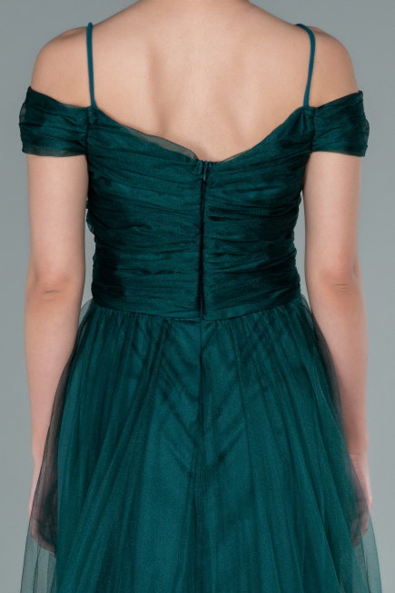 Robe de Soirée Longue Émeraude ABU2336