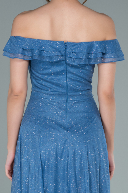 Robe de Soirée Longue Indigo ABU2351