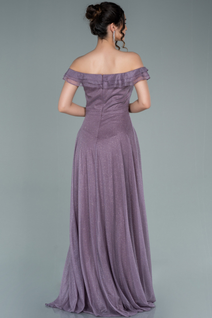 Robe de Soirée Longue Lavande ABU2351