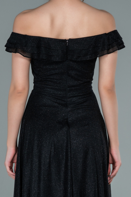 Robe de Soirée Longue Noir ABU2351