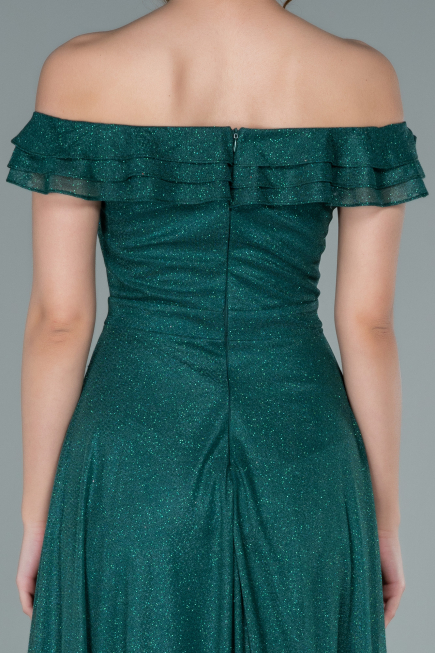 Robe de Soirée Longue Émeraude ABU2351