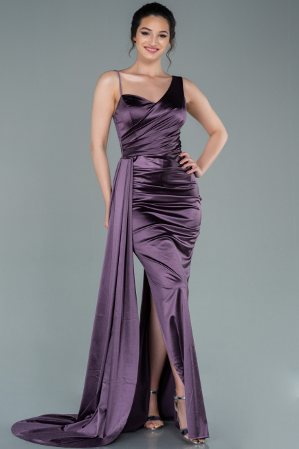 Robe de Soirée Longue Lavande ABU2373