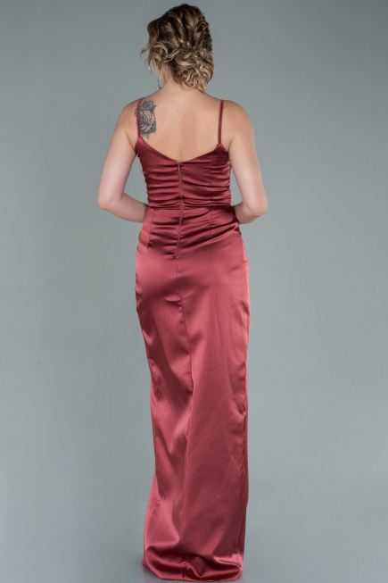 Robe De Fiançaille Longue Rouge ABU564