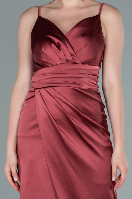 Robe De Fiançaille Longue Rouge ABU564