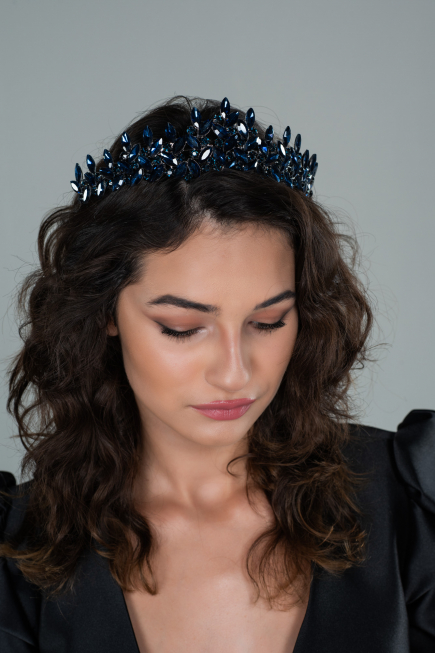 Accessoire de Cheveux Bleu Marine DY508