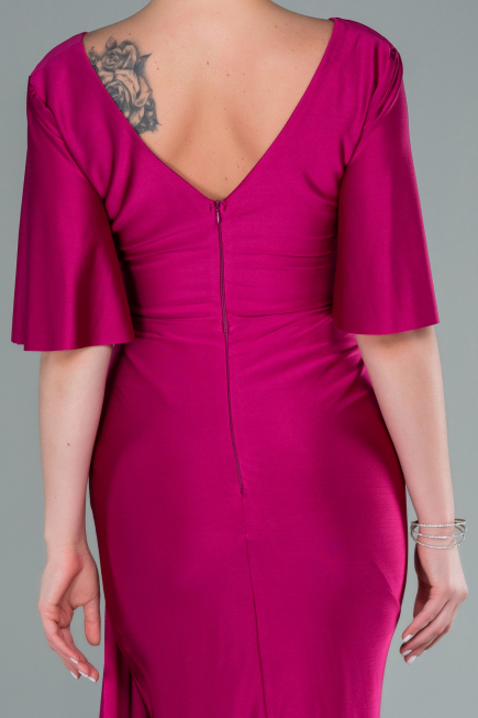 Robe de Soirée Longue Fushia ABU2443