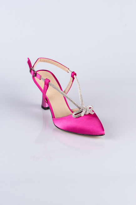 Chaussure Satin Fushia AB1084