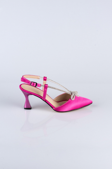 Chaussure Satin Fushia AB1084