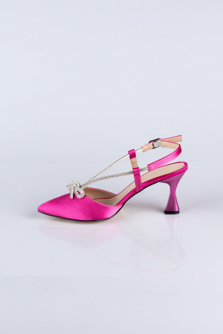 Chaussure Satin Fushia AB1084