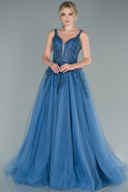 Haute Couture Longue Indigo ABU2090