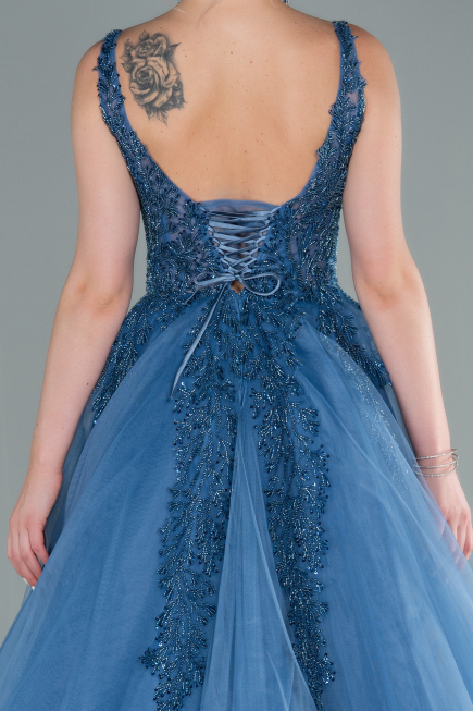 Haute Couture Longue Indigo ABU2090