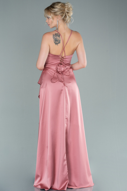 Robe De Soirée Satin Longue Pelure D'oignon ABU1843