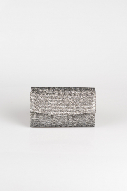 Sac de Soirée Luxe Argenté Platine SH807
