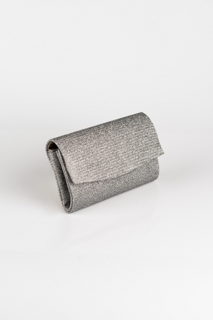 Sac de Soirée Luxe Argenté Platine SH807