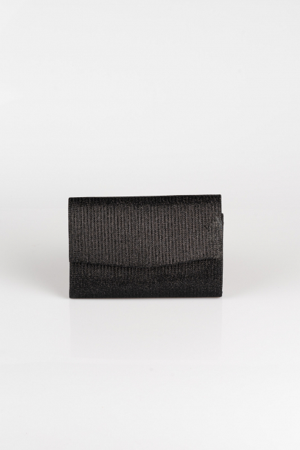 Sac de Soirée Luxe Argenté Noir SH807