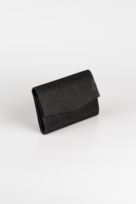 Sac de Soirée Luxe Argenté Noir SH807