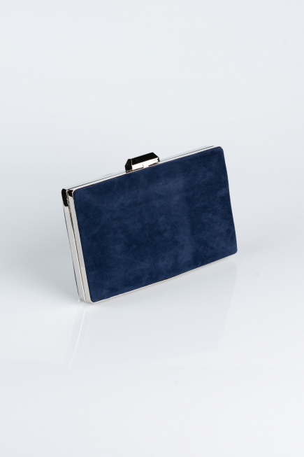 Sac de Soirée Luxe Couleur daim Bleu Marine SH801