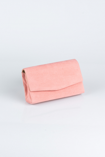 Sac de Soirée Luxe Couleur daim Couleur Rose SH806