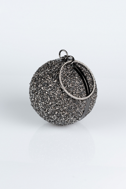Sac de Soirée Squameuse Platine SH803