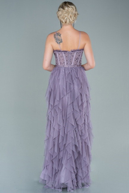 Robe de Soirée Longue Lavande ABU2552