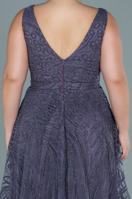 Robe De Soirée Grande Taille Longue Améthyste ABU2501