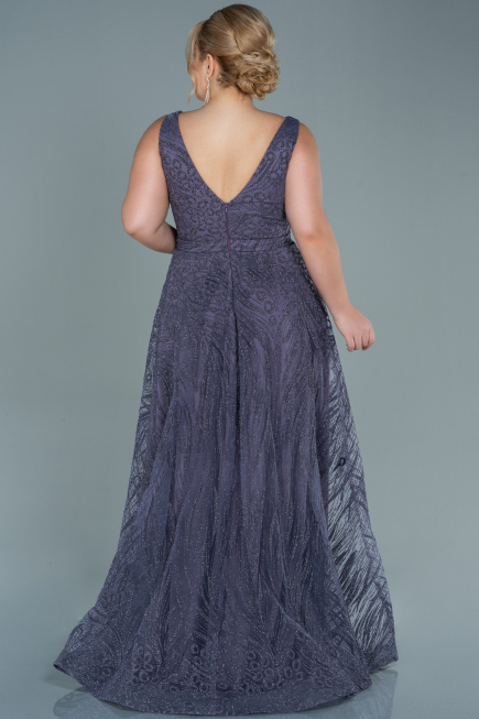 Robe De Soirée Grande Taille Longue Améthyste ABU2501
