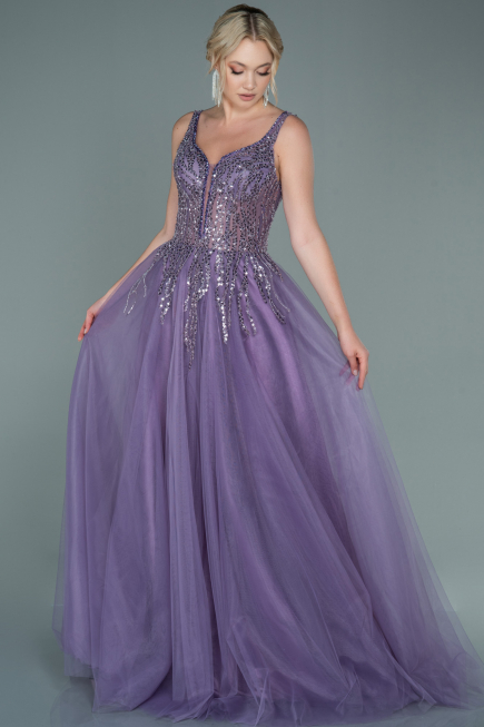 Haute Couture Longue Lavande ABU2629