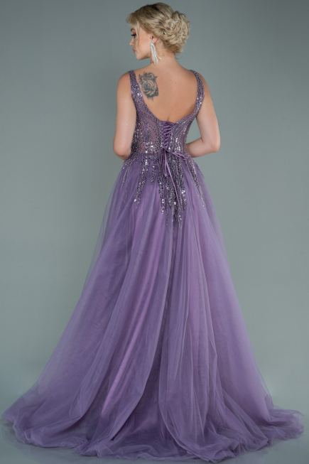 Haute Couture Longue Lavande ABU2629