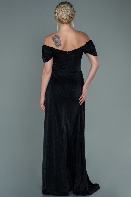 Robe de Soirée Longue Noir ABU2657