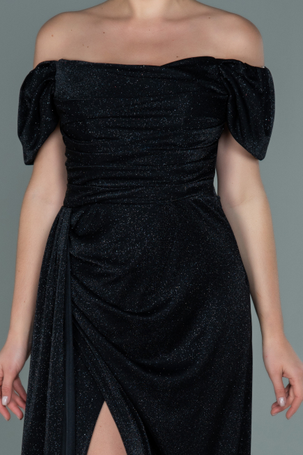 Robe de Soirée Longue Noir ABU2657