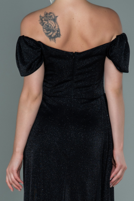 Robe de Soirée Longue Noir ABU2657