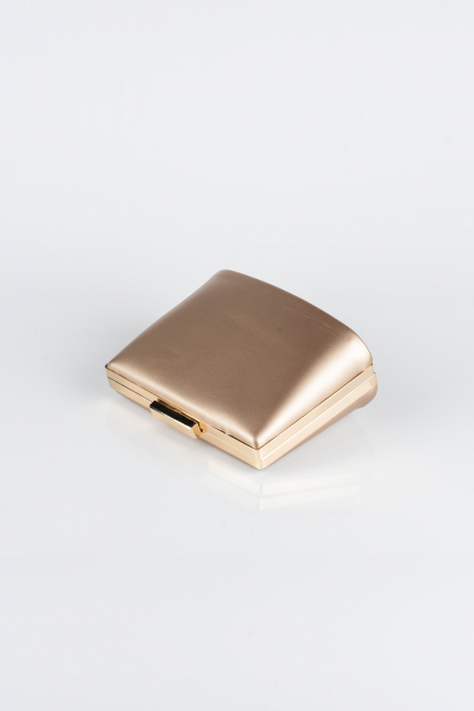 Sac de Boîte Cuir dentelé Bronze V288