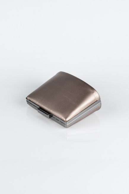 Sac de Boîte Cuir dentelé Platine V288