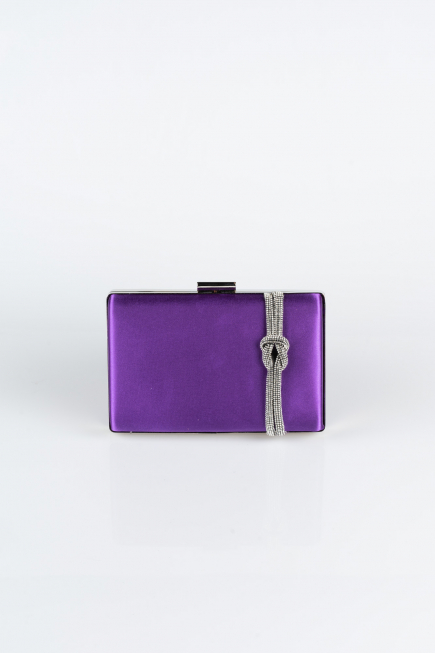 Sac de Boîte Satin Violet VT9275