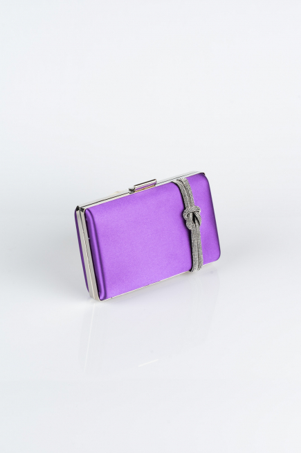 Sac de Boîte Satin Violet VT9275