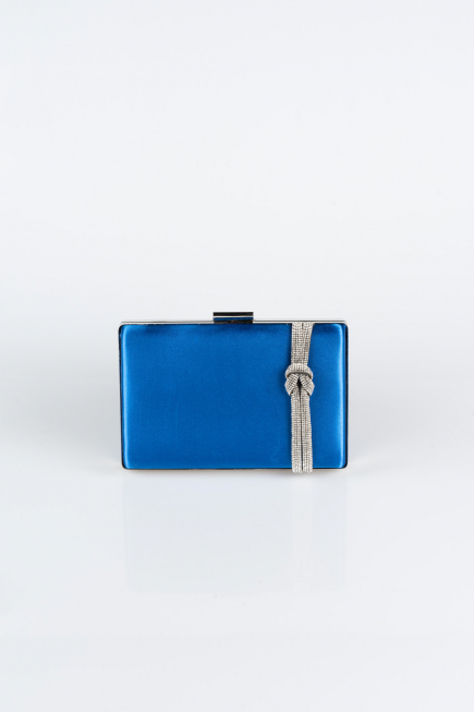 Sac de Boîte Satin Bleu Saxe VT9275