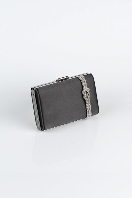 Sac de Boîte Satin Noir VT9275