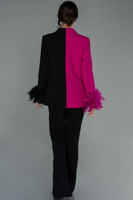 Tenue de Soirée Fuchsia-Black SN334