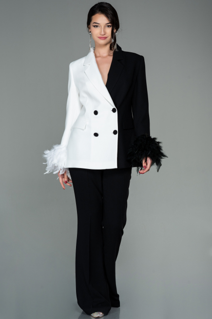 Tenue de Soirée Blanc-Noir SN334