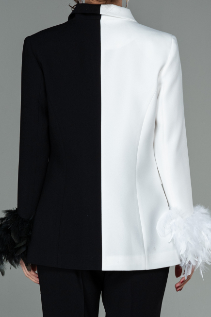 Tenue de Soirée Blanc-Noir SN334